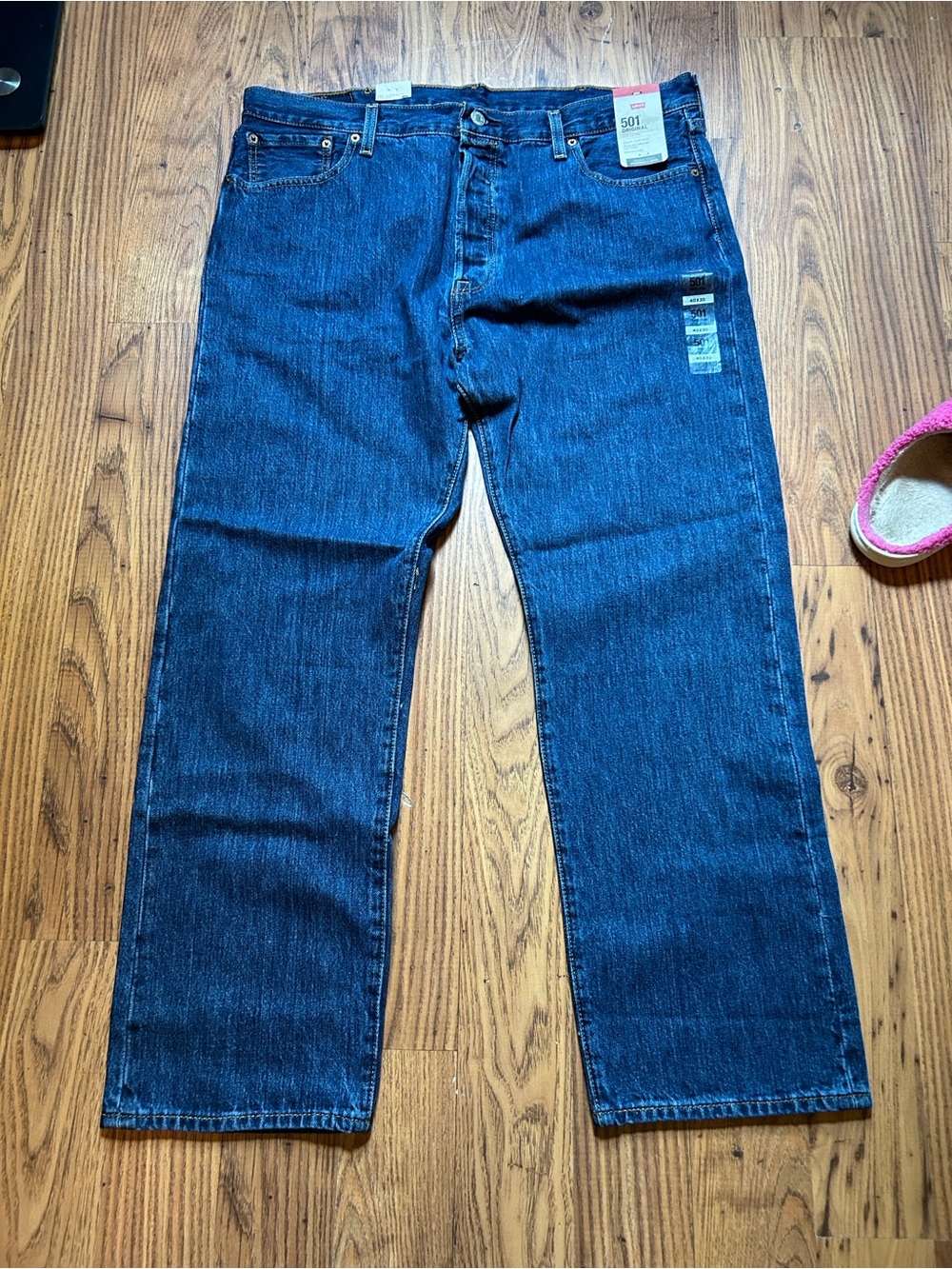 Levi's Mens 501 Original Fit Straight Leg Jean